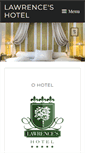 Mobile Screenshot of lawrenceshotel.com